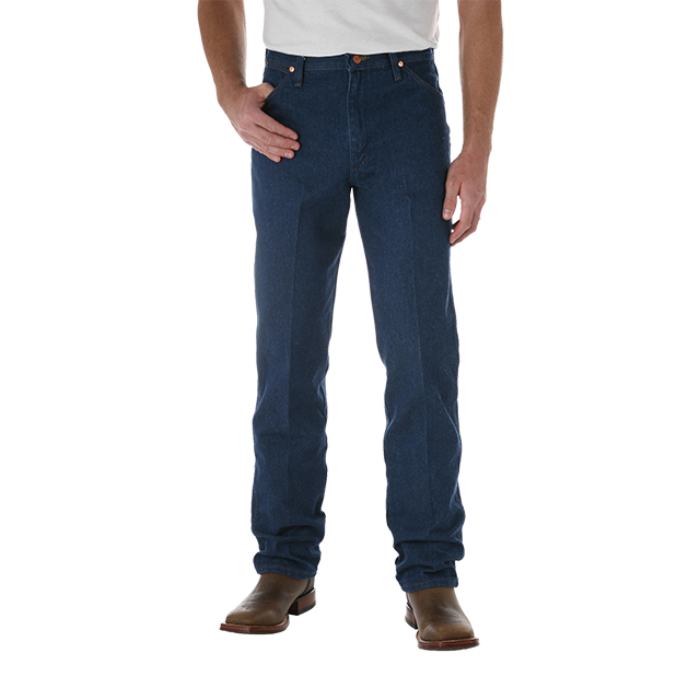 Men’s Wrangler Western Boot Cut Jeans – Regular Fit Navy Stretch